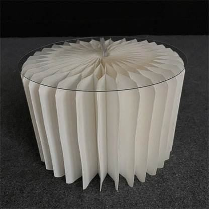 Roman Folding Column Ornaments Party Honeycomb Origami Display Stand Shop Window Wedding Decor Folding Cylindrical Flower Rack