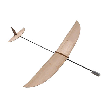 1Set Hand Thrown Carbon Rod Model Airplane Wooden Hand-throwing Glider Plane Wingspan 377mm for DIY Assembly Kit