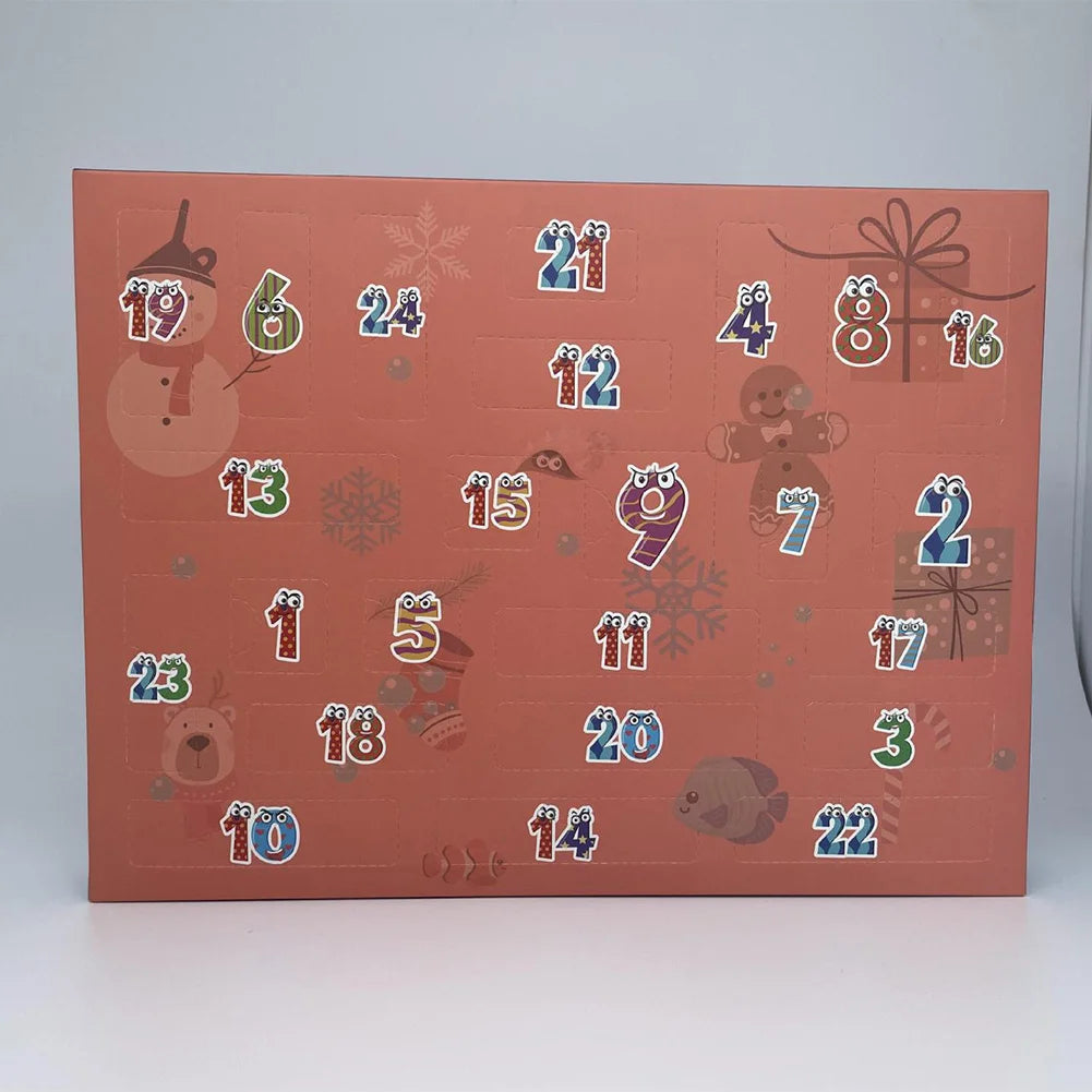 24 Days Fishing Lures Set Fishing Lure Advent Calendar Xmas Surprise Fish Bait Gift for Fishing Lovers Father Boyfriend Brother