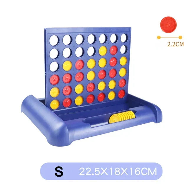 Foldable Connect 4 In A Line Board Game Classic Party Chess Family Toy Early Educational Puzzle Children Thinking Training Gifts