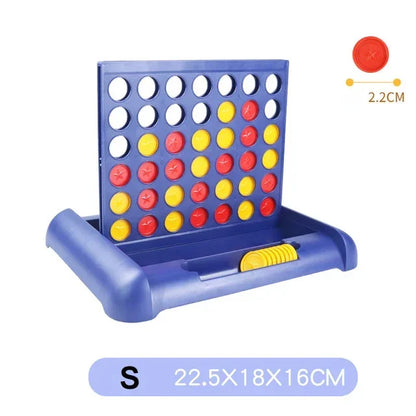 Foldable Connect 4 In A Line Board Game Classic Party Chess Family Toy Early Educational Puzzle Children Thinking Training Gifts