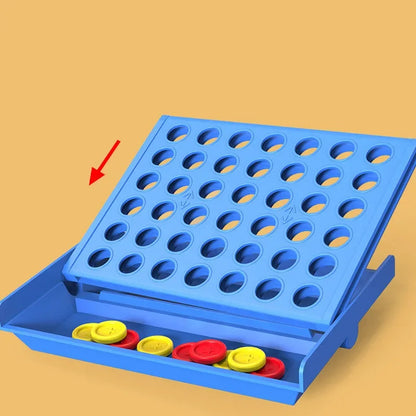 Connect 4 In A Line Board Game Children's Educational Toys Classic Party Chess Family Toy Early Educational Puzzle Thinking Gift