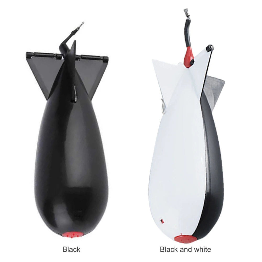 Rocket Feeders Lure Bait Fishing Tackle Tools Outdoor Carp Fishing Feeder Float Holder Portable Easy Fishing Carrying