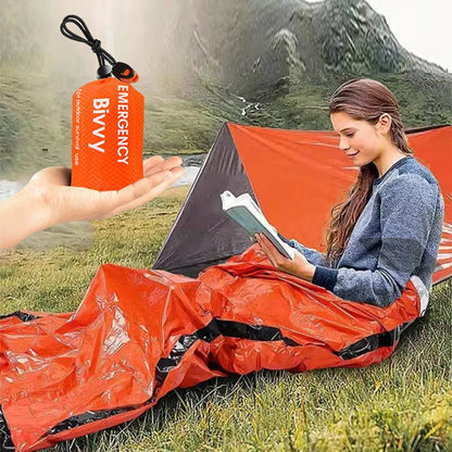 Emergency Sleeping Bags 1 Pack | Portable Emergency Blanket Survival Gear