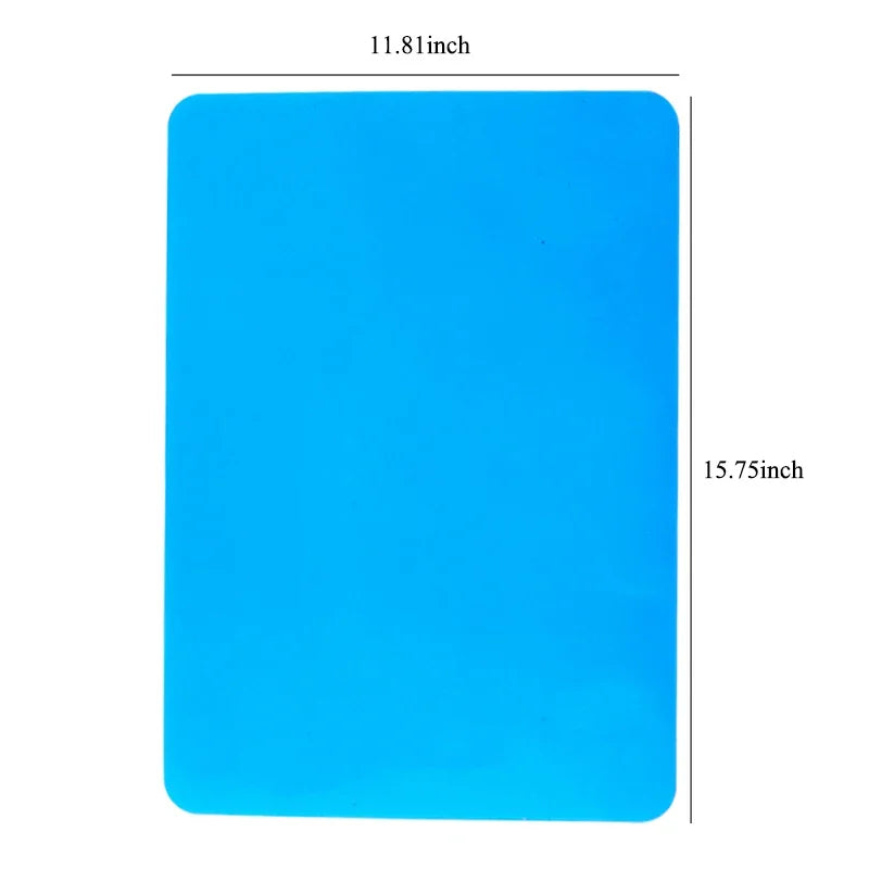 Silicone Mat for Resin Molds, 1 PCS 15.7" x 11.7" Playdough Mat, Silicone Mats for Crafts, Jewelry Resin Molds Mats, for Resin