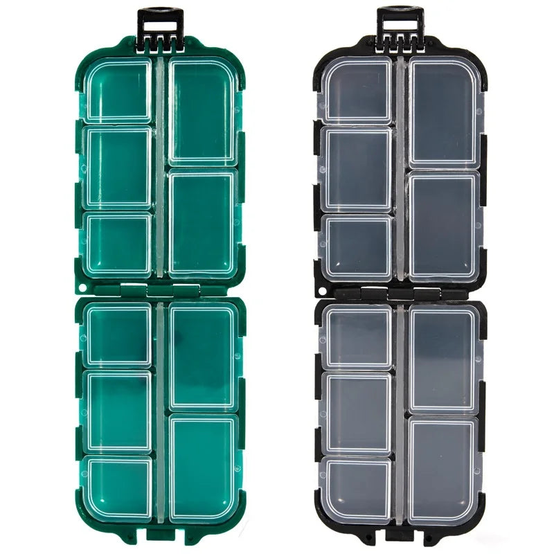 1-8 Compartments Storage Box Carp Fishing Tackle Boxes System Fishing Bait Spoon Hook Storage Container Portable Fishing Box