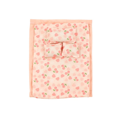 14 Colors of Sleeping Bags+Eye Masks For labubu 17cm Plush Doll Clothes Accessories Girl‘s Toys Birthday Christmas Gift