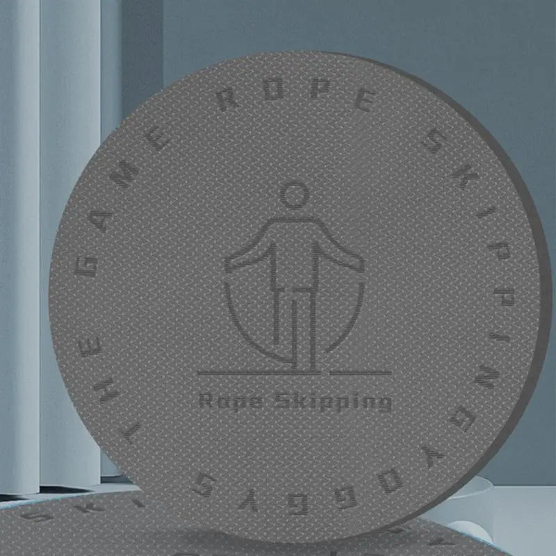 Indoor Skipping Rope Mat Yoga Cushion 60cm Round Rope Skipping Pad Anti-noise Jump Rope Mat Workout Fitness Equipment