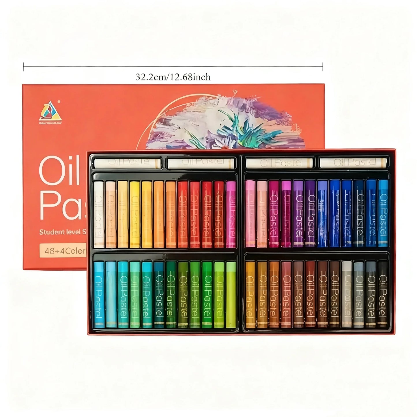 Professional Oil Pastels Set - Medium Point, High-Quality Soft Crayons for Artists, 12/24/36/48 Colors