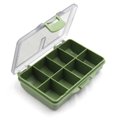 1-8 Compartments Storage Box Carp Fishing Tackle Boxes System Fishing Bait Spoon Hook Storage Container Portable Fishing Box