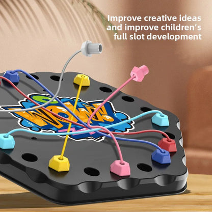 Kids Rope Knots Puzzle Board Game