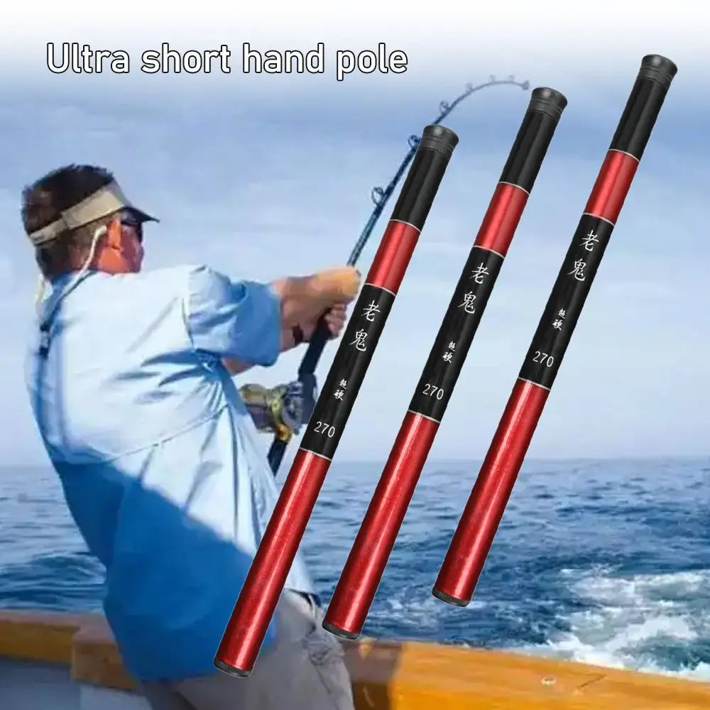 1.8m 2.1m 2.4m 2.7m 3.0m Super Light Hard High Carbon Fiber Telescopic Fishing Rods Hand Pole Freshwater Carp Stream Dropship