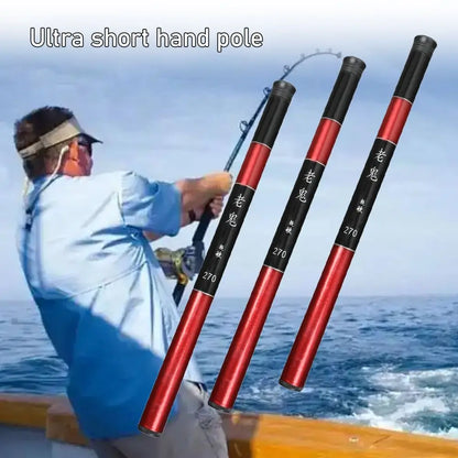 1.8m 2.1m 2.4m 2.7m 3.0m Super Light Hard High Carbon Fiber Telescopic Fishing Rods Hand Pole Freshwater Carp Stream Dropship