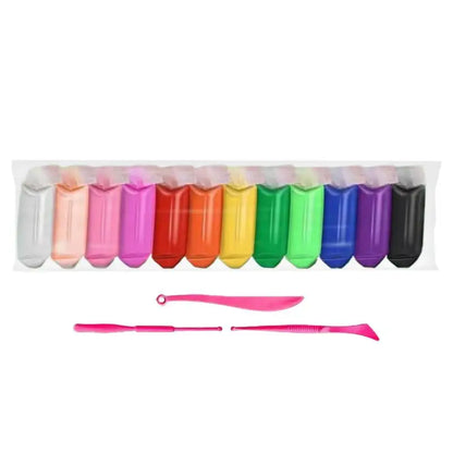 Clay Modeling Kit Sculpting Clay For Kids Non-stick Playdough Colorful Handmade Toys Craft Activities For Home Classroom School
