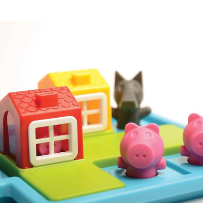 Children Educational Toy Cartoon Cute Three Piggies IQ Puzzle Toys Board Games