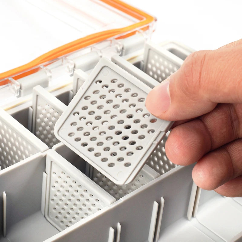 Kingdom Fishing Tackle Box 2 Sizes  Multifunction Tackle Trays Organizer with Removable Dividers Fishing Lure Box