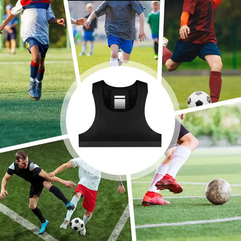 Soccer Training Vest Soccer Tracker Vest Workout Equipment Soccer Activity for Soccer Players Football Performance Vest No Track