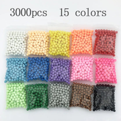 30color bag Beads Puzzle Crystal Color DIY magic Beads Water spray Ball Games 3D Handmade Magic Toy for Children