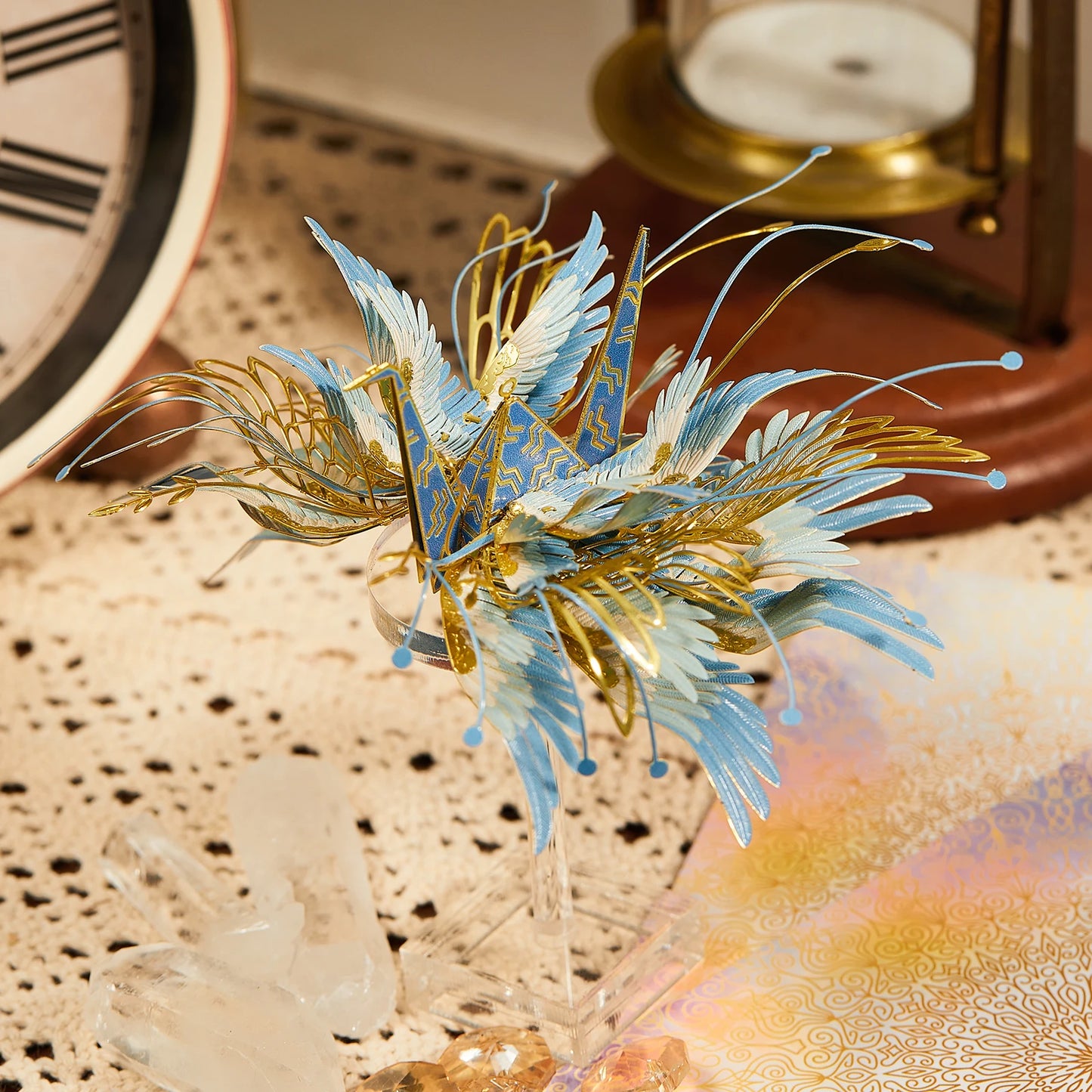 Piececool 3D Metal Puzzle-Aquarius One Thousand Origami Carnes for Aquarius Model Kits DIY Jigsaw Toy For Adults