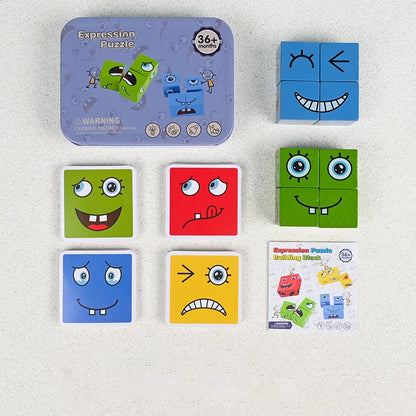 Cube Face Change Building Blocks Board Game
