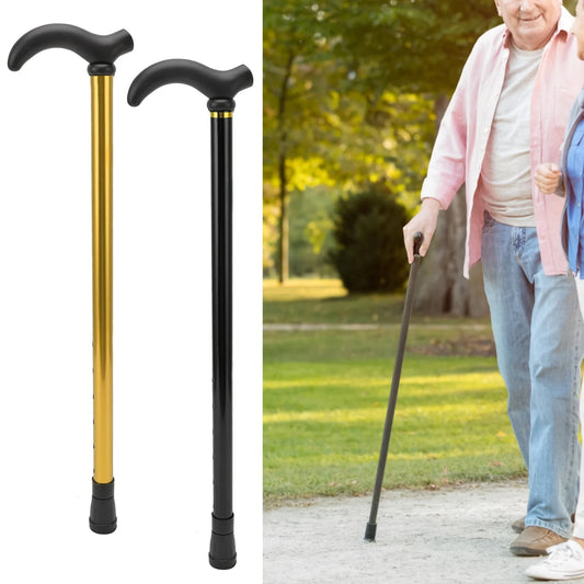Two sections of aluminum alloy ultra-light anti-slip telescopic crutches for strengthening outdoor walking sticks for mountainee
