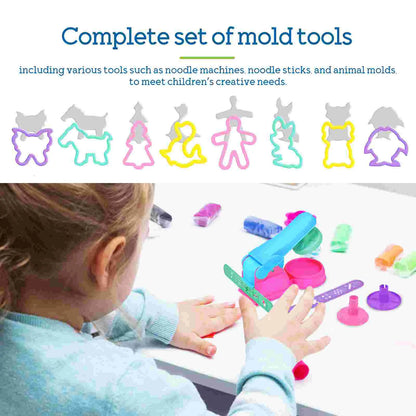 Dough Tools Molds Clay Playdough Mold Kids Tool Animal Kit Modeling Baking Set Toys Plastic Play Press Sand Rolling Accessories