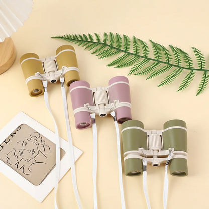 Jungle Binoculars Magnifying Glass Portable Children Magnification Toy Shockproof Telescope For Birthday Hiking Presents