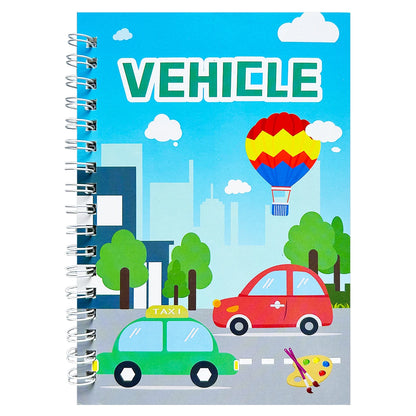 "8 Major Theme Creative Coloring Book Set: Children's Painting Book with Ocean Theme Comes with a painting color card.