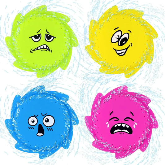 Water Flying Discs Toys, Fun Pool & Beach frisbees for 4-8 Year Olds, Summer Splash and Play Outdoor Games for The Whole Family