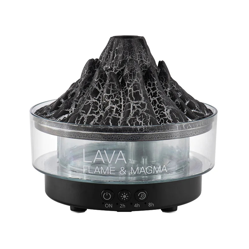 2024 New Simulated Volcano Crack Humidifier Large Capacity Colorful Night Light Aromatherapy Diffuser Household Spread Perfume