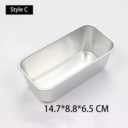 Kitchen Bread Baking Loaf Pan Cake Mold Non-Stick Aluminum Alloy Rectangle Bread Pan Homemade Bread Baking Mold Bakeware Tools