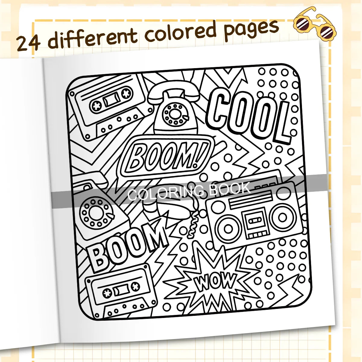 ARTIST'S Coloring Book for Adult Relieve Stress Bold-easy DIY Painting Drawing Book Painting Kids Educational Toys