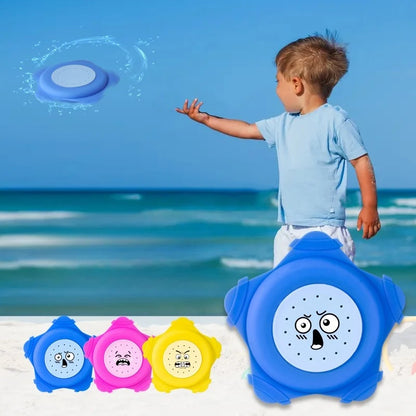 Water Sprinkling Flying Disc Toys Swimming Pool Sports Game Children Summer Beach Splashing Flying Saucer Frisbee Outdoor Play