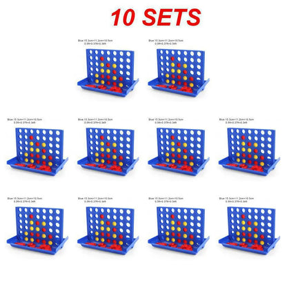 Connect 4 Game Classic Master Foldable Kids Children Line Up Row Board Puzzle Toy Gifts Board Game Parent-child Interactive Toys