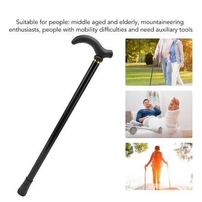 Two sections of reinforced mountaineering outdoor walking sticks, aluminum alloy ultra-light anti-slip