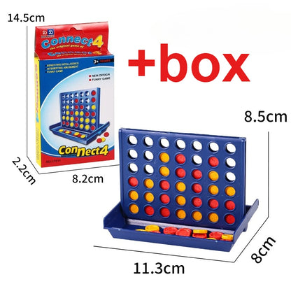 Connect 4 In A Line Board Game Children's Educational Toys Foldable Kids Children Line Up Row Board Puzzle Toys