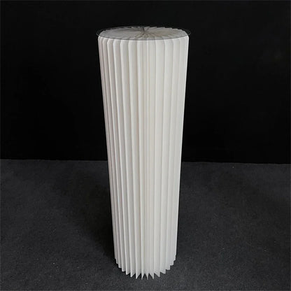 Roman Folding Column Ornaments Party Honeycomb Origami Display Stand Shop Window Wedding Decor Folding Cylindrical Flower Rack