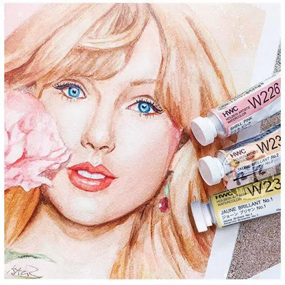 Skin Color Watercolor Paint 2ml Mini Sample VanGogh/Holbein Daniel Smith/Mijello Paul Rubens Flesh Color Water Color Art
