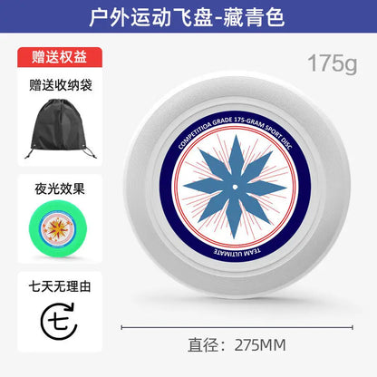 Outdoor Sports Luminous Frisbee Adult Children's Frisbee Professional Competitive Parent-Child Interactive Toys Swing