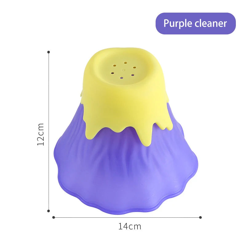 Volcano Microwave Oven Oil Dirt Cleaner Easily Cleans Microwave Appliances For The Kitchen Refrigerator Cleaning Tools