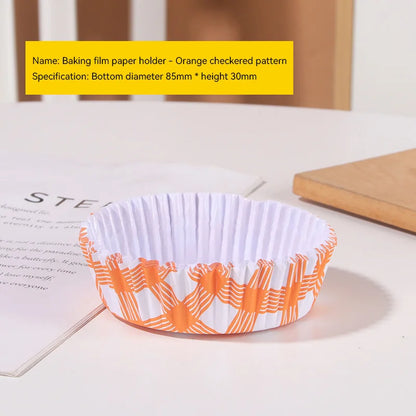 Round Cupcake Liners Greaseproof Paper Baking Cups Non-stick Muffin Wrappers Oven Safe For Muffins Brownie Quiche Snacks