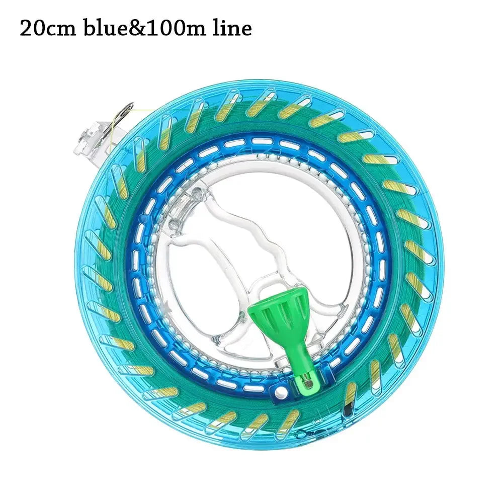 1PC Hot Sale Outdoor Kite Line Winder Winding Reel Grip Wheel Kite Flying Tool Plastic Twisted String Line Wheel Kids Fun Toys
