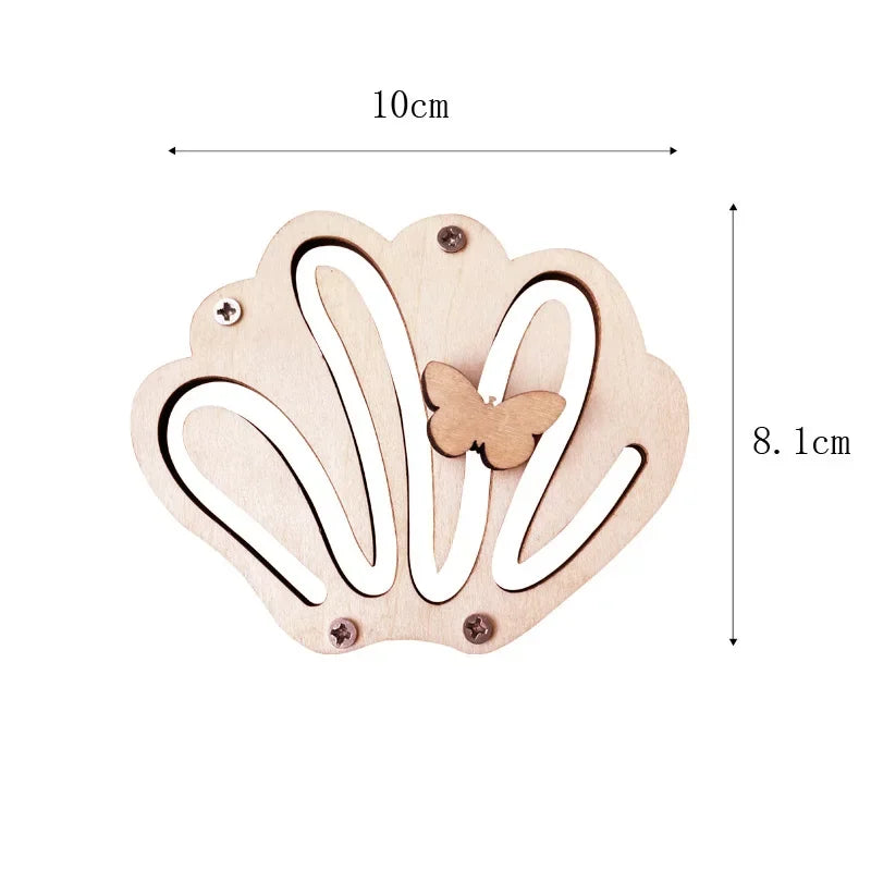 Busy Board Montessori Diy Accessories Early Education Toys Kids Activity Busyboard Material Teaching  Wooden Game 2-6 Years Old