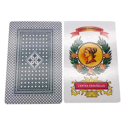 50 pieces/box Spanish playing cards Spanish paper playing cards Family party board game cards Camping waterproof playing cards