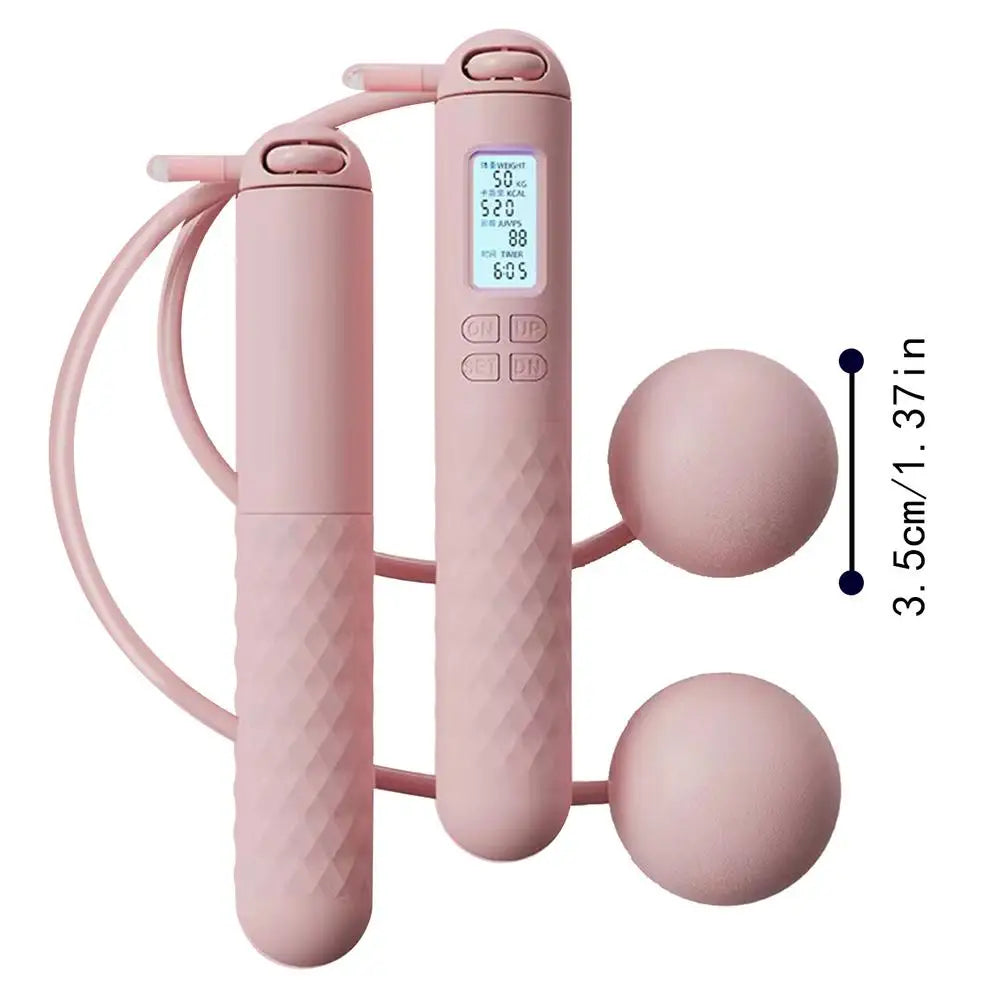Weighted Skipping Rope Fitness Ropeless Jump Rope With CounterSmart Cordless Counting Skipping Rope For Fitness Accessories