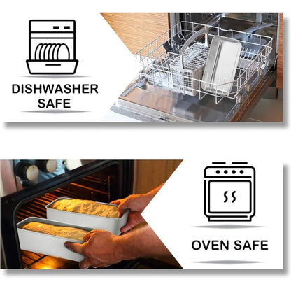 Kitchen Bread Baking Loaf Pan Cake Mold Non-Stick Aluminum Alloy Rectangle Bread Pan Homemade Bread Baking Mold Bakeware Tools