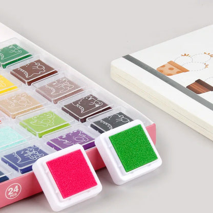 Children's Finger Print Ink Game Kindergarten DIY Graffiti Toys