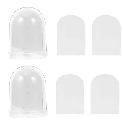 Snow globe photo frame, Christmas snow globe kit, make your own snowman, etc., DIY Christmas decorations craft kit, crafts