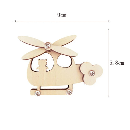 Busy Board Montessori Diy Accessories Early Education Toys Kids Activity Busyboard Material Teaching  Wooden Game 2-6 Years Old