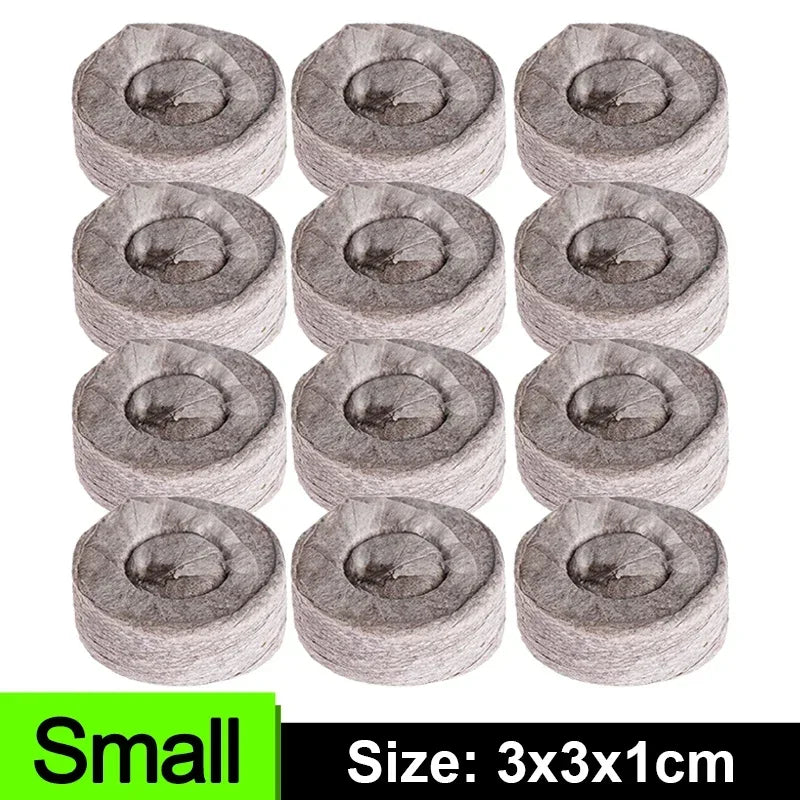 10-50PCS Planting Seedling Blocks Starter Plugs Nutrient Soil Compressed Peat Pellet Nursery Pot Greenhouse Garden Transplanting